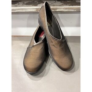 MUNRO Metallic Bronze Casual‎ 1.5" Heel Slip On Comfort Loafers Size 6M